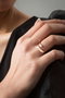 Heliophilia Silver Anillo de Metal Dorado CY9170R